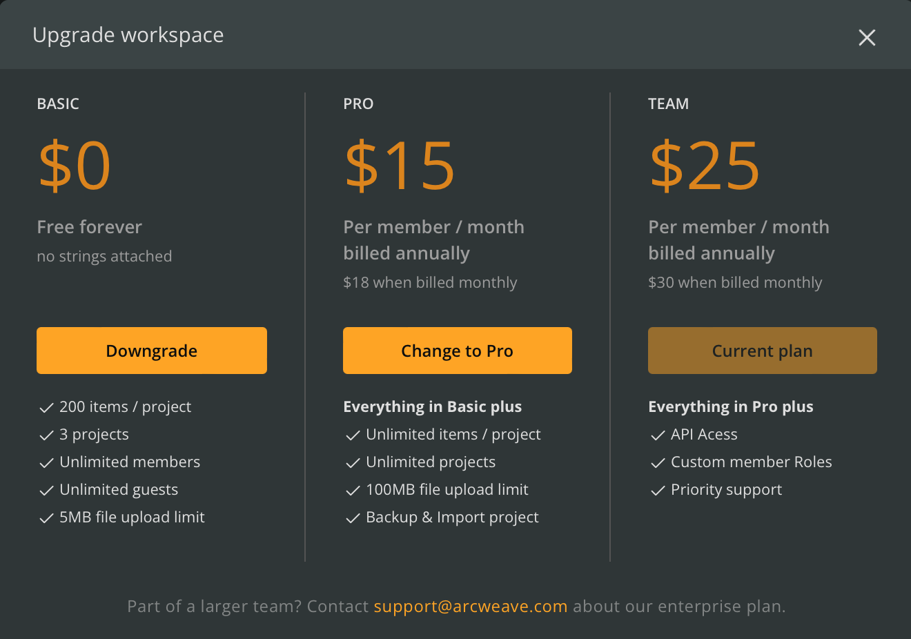 pricing-workspaces